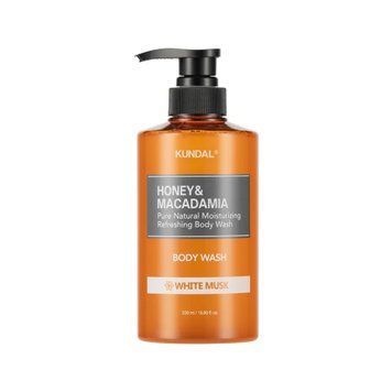 Гель для душу "Білий Мускус" Kundal Honey & Macadamia Body Wash White Musk 500 мл KNDL-032 фото