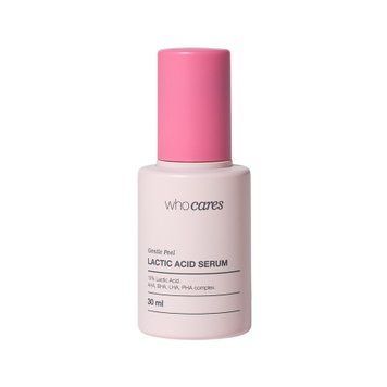 Незмивна сироватка-пілінг із молочною кислотою whocares Gentle Peel Lactic Acid Serum 30 мл WHCRS-003 фото