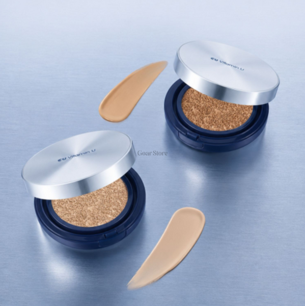 Кушон з полінуклеотидами та вітаміном U CUSKIN Vitamin U Coverfit Cushionpact SPF 50+ / PA++++ 15 + 15 г 21 тон CSKN-043 фото
