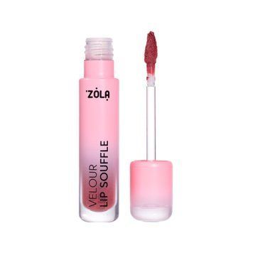 ZOLA Оксамитова матова помада VELOUR LIP SOUFFLE 05 COZY PINK ZL-046 фото