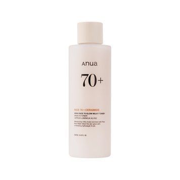 Живильний тонер з рисовим екстрактом і керамідами Anua Rice 70 Glow Milky Toner 250 мл AN-008 фото
