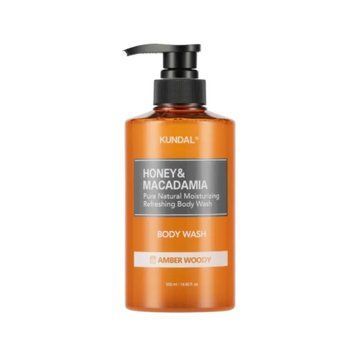 Гель для душу Kundal Honey & Macadamia Body Wash Amber Woody 500 мл KNDL-051 фото