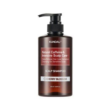 Шампунь проти випадіння Kundal Natural Caffeine & Intensive Scalp Care Shampoo Cherry Blossom 500 мл KNDL-013 фото