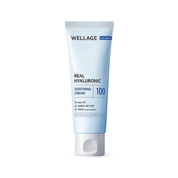 Крем із гіалуроновою кислотою та PDRN WELLAGE Real Hyaluronic Soothing Cream 80 мл WLG-006 фото