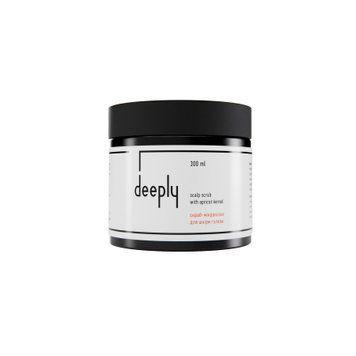 Скраб для шкіри голови deeply scalp scrub with apricot kernel 300 мл DPL-016 фото